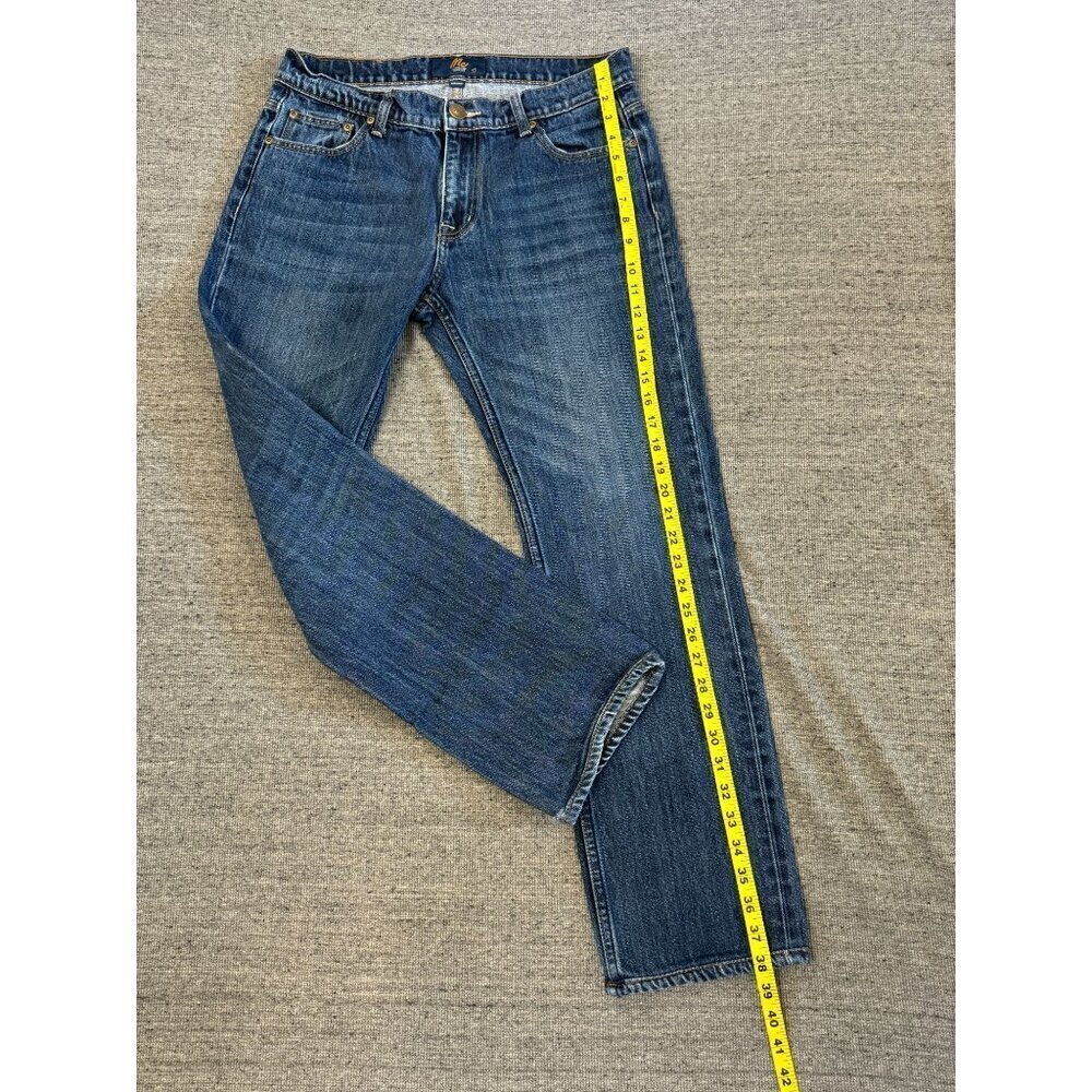 Mc Authentic Genuine Men's Straight leg Dark Blue Denim Jeans Size 33 - Picture 8 of 14